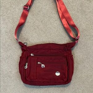 JielShi Stylish Red Light Life Crossbody Bag